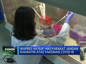 Wapres Ma'ruf: Vaksin Covid-19 akan Berlabelkan Halal