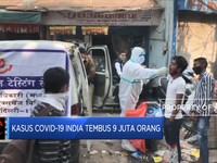 Kasus Covid-19 India Tembus 9 Juta Orang