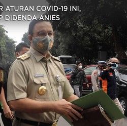Langgar Aturan Covid-19 Ini, Siap-siap Didenda Anies