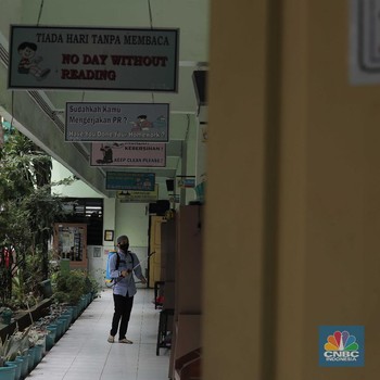 Potret SD Tanah Abang Usai Nadiem Bolehkan Sekolah Tatap Muka