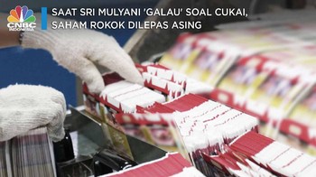 Sri Mulyani 'Galau' soal Cukai, Saham Rokok Dilepas Asing