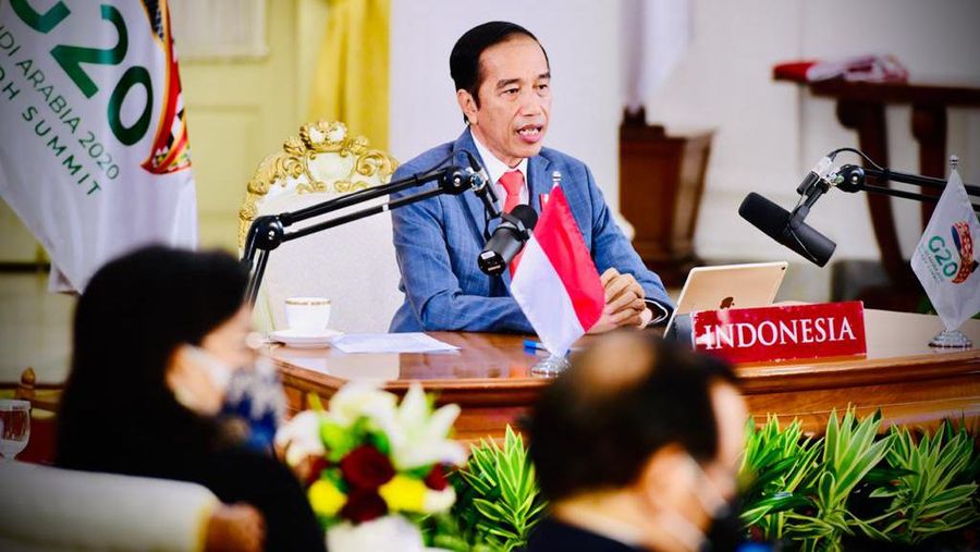 Presiden Jokowi dorong akses vaksin Covid-19 dibuka bagi semua negara. (Foto: Lukas - Biro Pers Sekretariat Presiden)