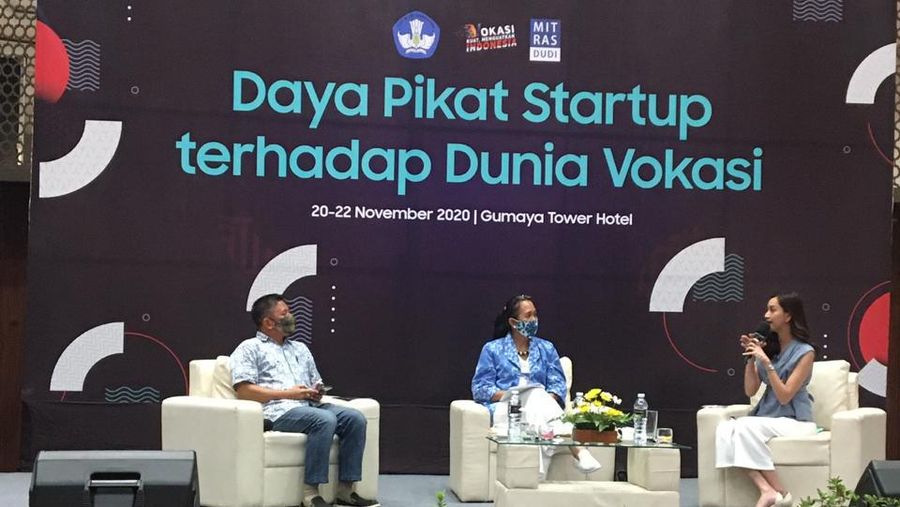Daya Pikat Startup terhadap Dunia Vokasi” (Dok. Kemendikbud)