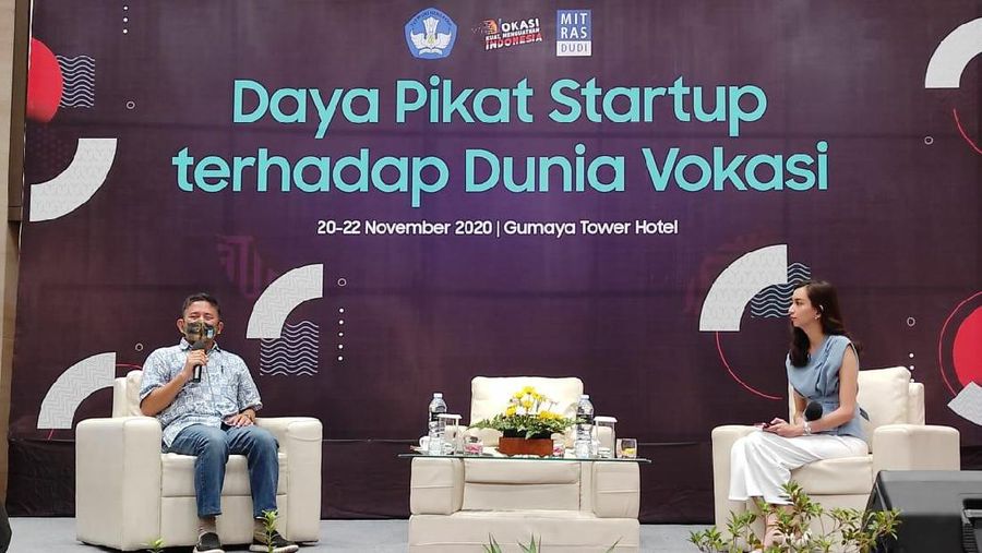 Daya Pikat Startup terhadap Dunia Vokasi” (Dok. Kemendikbud)