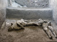 Penampakan Jasad 2.000 Tahun dari Lestusan Gunung Vesuvius