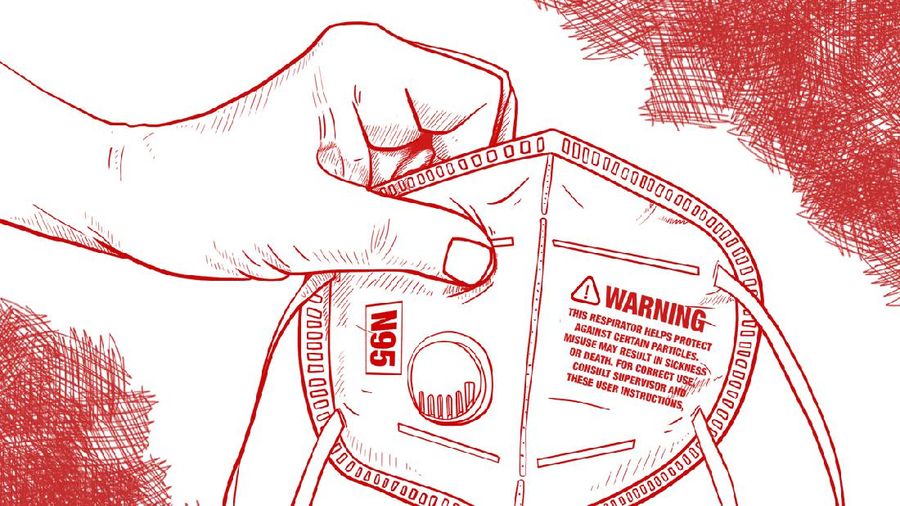 INFOGRAFIS, Dampak Penggunaan Masker N95