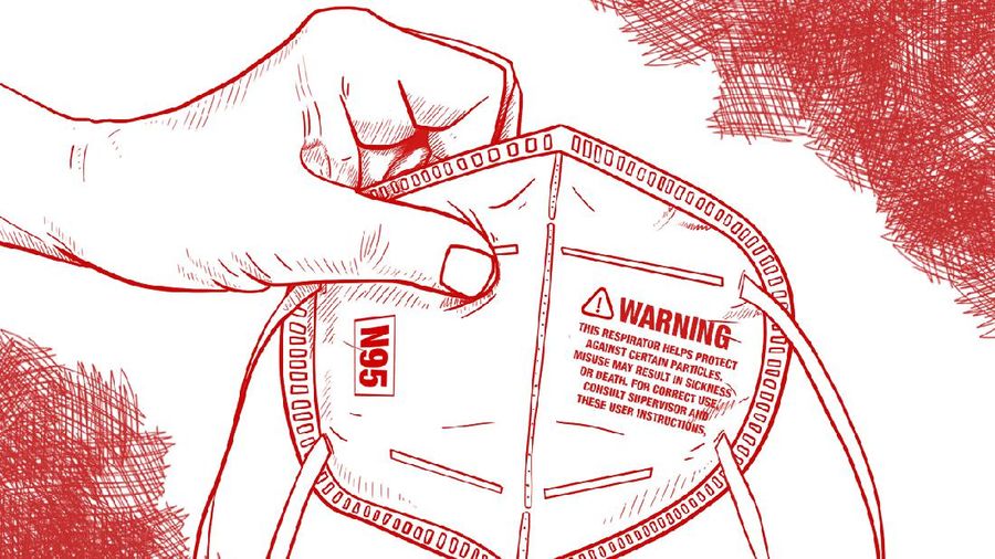 INFOGRAFIS, Dampak Penggunaan Masker N95