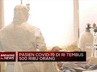 Pasien Covid-19 Di RI Tembus 500 Ribu Orang