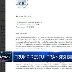 Akhirnya Trump Restui Transisi Biden