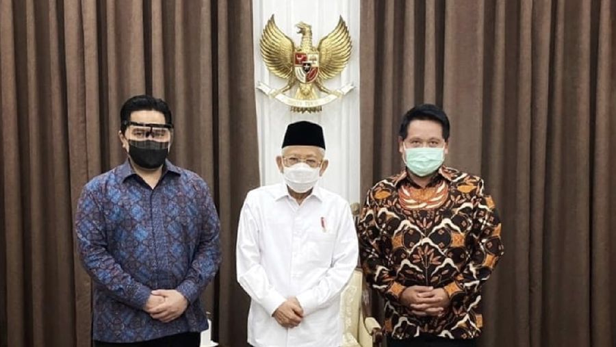 Erick Tohir dan Mar'ruf amin. Ist