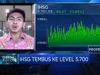 IHSG Tembus Level 5.700, Taking Profit Berpeluang Terjadi