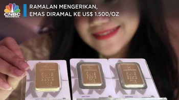 Ramalan Mengerikan, Emas Diramal ke US$ 1.500/Oz