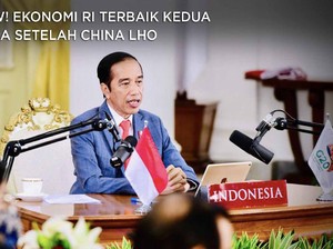 Wow! Ekonomi RI Terbaik Kedua Dunia Setelah China Lho