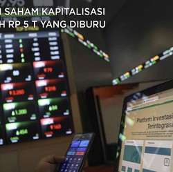 Deretan Saham Kapitalisasi di Bawah Rp 5 T Diburu Investor