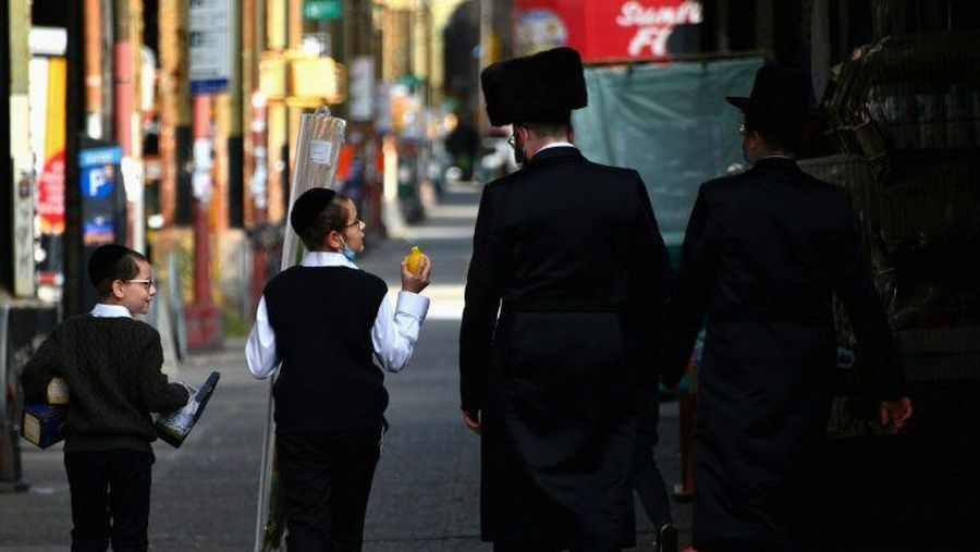Ilustrasi Yahudi Ortodoks di New York (AFP Photo)