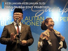 Ini Kebijakan-Kebijakan Susi yang 'Dibuang' Edhy Prabowo