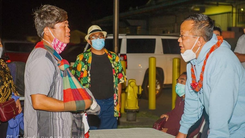 Kunjungan Kerja Menteri KKP Edhy Prabowo di Amerika Serikat bertemu ABK asal Indonesia (Tangkapan Layar Instagram @edhy.prabowo/ OT Sukardi)