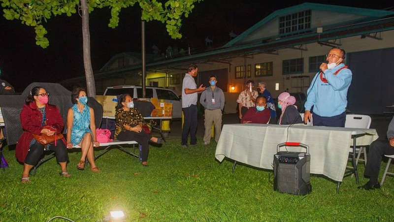 Kunjungan Kerja Menteri KKP Edhy Prabowo di Amerika Serikat bertemu ABK asal Indonesia (Tangkapan Layar Instagram @edhy.prabowo/ OT Sukardi)