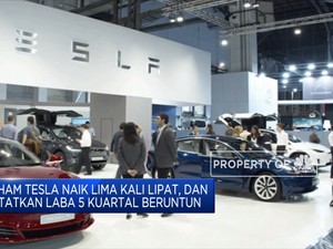 Market Cap Tesla Lampaui USD 500 M