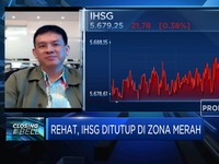 Rehat Sejenak, IHSG Ditutup di Zona Merah