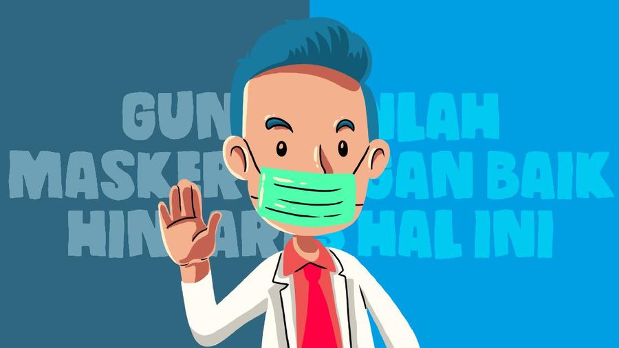 Infografis/ Gunakanlah masker dengan baik hindari 5 hal ini/Aristya Rahadian