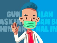 Covid Mengganas, Warga Diminta Pakai Masker Bedah, Bukan Kain