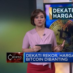 Dekati Rekor, Harga Bitcoin Dibanting