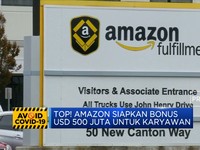 Mantap! Amazon Siapkan Bonus USD 500 Juta untuk Karyawan