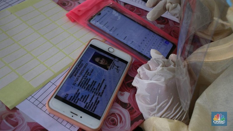 Rapid Test Massal di Petamburan (CNBC Indonesia/ Tri Susilo)