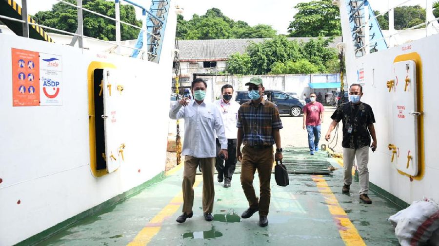 Kunjungan kerja ke PT. ASDP (Persero) Sorong,  Kepala BPH Migas Dorong Penggunaan LNG untuk Kapal. (Dok.Ist)