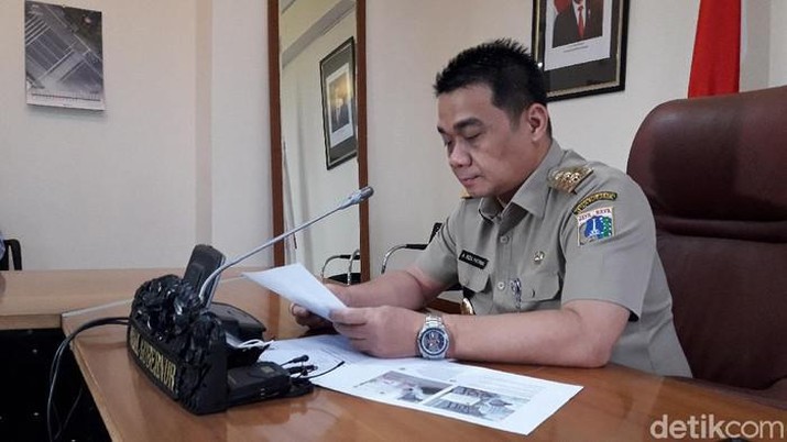 Wagub DKI Jakarta Ahmad Riza Patria terkonfirmasi positif COVID-19 (Ilman/detikcom).