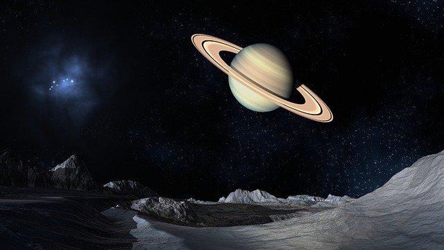 Ilustrasi Planet saturnus (Image by Reimund Bertrams from Pixabay)