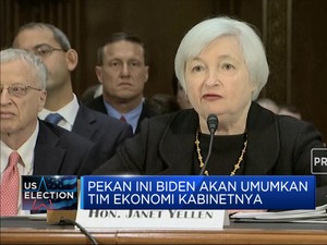 Biden Resmi Calonkan Janet Yellen sebagai Menkeu AS