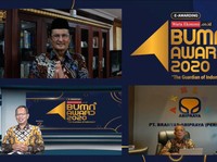 Brantas Abipraya Kantongi 2 Penghargaan dari BUMN Award 2020