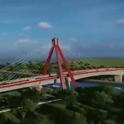 Keren! Danau Toba Bakal Punya Jembatan Ikonik Dibangun Jokowi