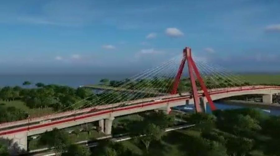 Jembatan Aek Tano Pongol (Dok. Biro Komunikasi Publik Kementerian PUPR)