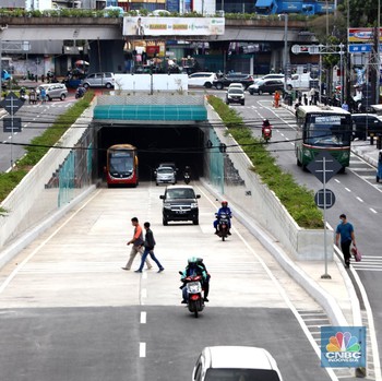 Wusss! Melihat Uji Coba Underpass Senen Extension Tahap Dua