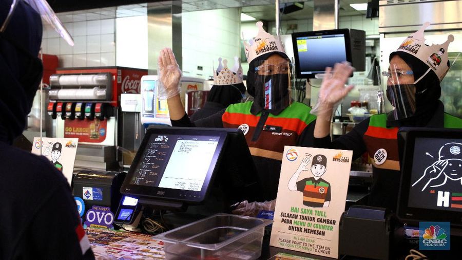 Gerai Resto Pekerjakan Pegawai Disabilitas di Jakarta