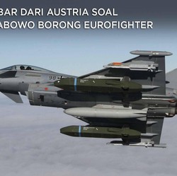 Sstt.. Ada Kabar dari Austria Soal Prabowo Borong Eurofighter