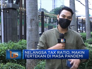 Nelangsa Tax Ratio, Makin Tertekan Di Masa Pandemi