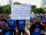 Penampakan Nasabah Geruduk Kantor Pusat AJB Bumiputera