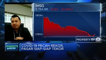 Covid-19 Pecah Rekor, IHSG Masuk Zona Merah