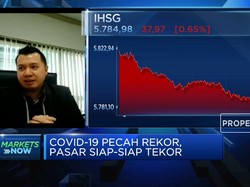 Covid-19 Pecah Rekor, IHSG Masuk Zona Merah
