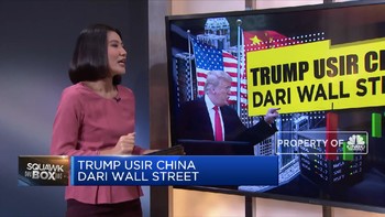 Trump Usir China dari Wall Street