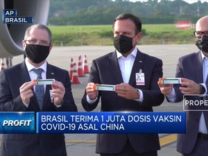 Vaksin Covid-19 Asal China Tiba di Brasil