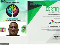 Perangi Covid-19, Pertamina Raih Iconomics CSR Award 2020