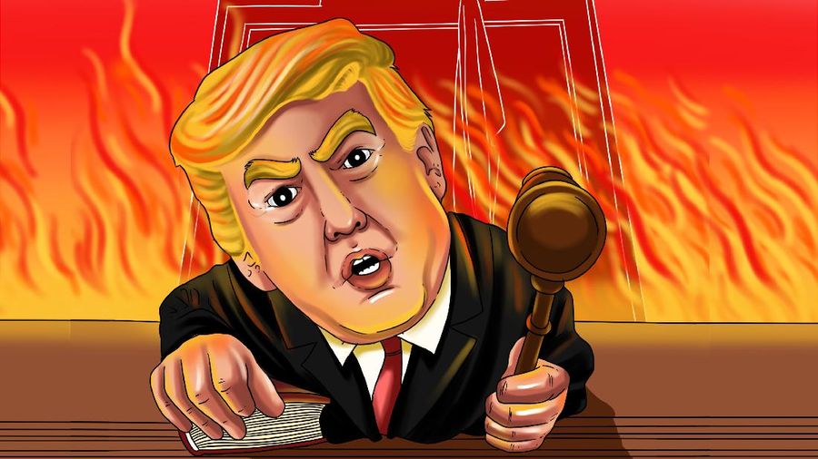Infografis/Ini 4 ‘Neraka Terakhir’ Buat China dari trump/Aristya Rahadian