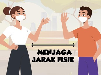 Biar Tak Keliru, Ini Cara Jaga Jarak Agar Tak Tertular Covid