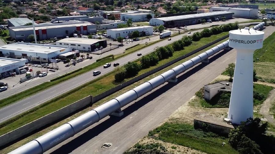 Kereta Hyperloop (AP Photo)