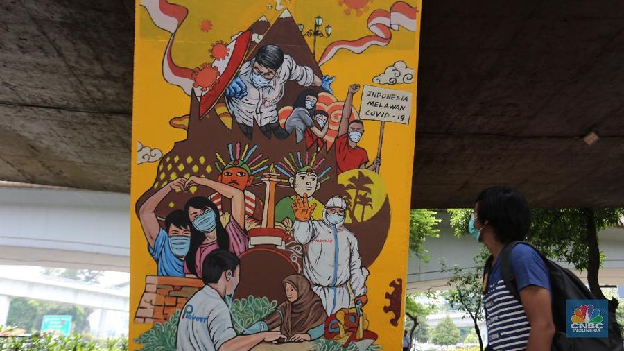 Ilustrasi Covid-19. (CNBC Indonesia/Muhammad Sabki)